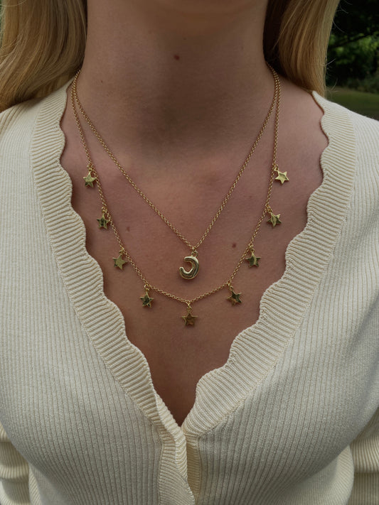 Round Star Necklace