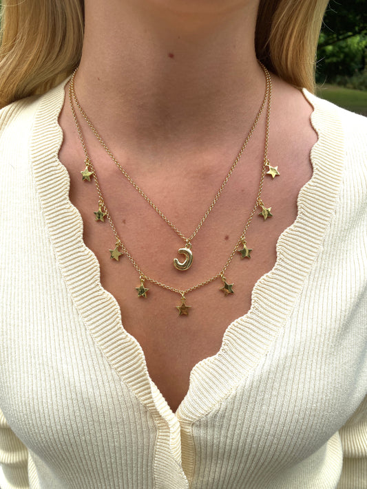 Round Star Necklace
