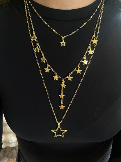 Gold Star Necklace