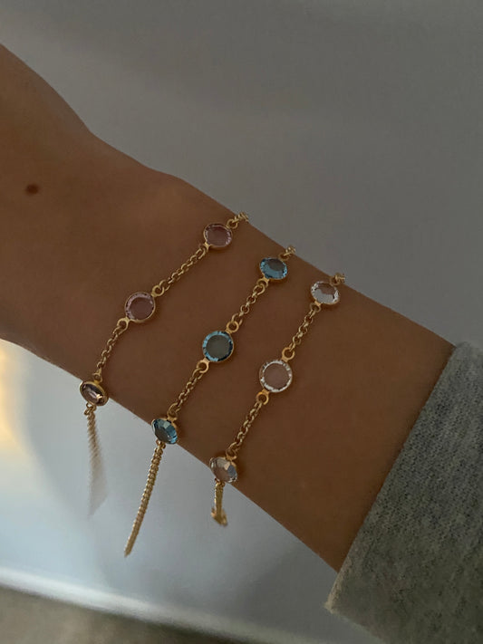 Birthstone bracelets