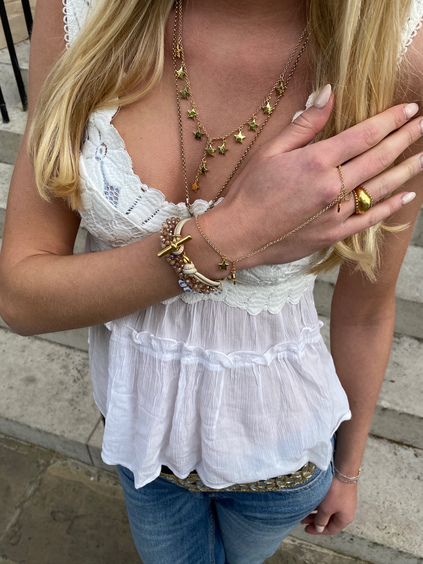 Gold Star Necklace