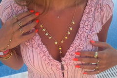 Gold Star Necklace